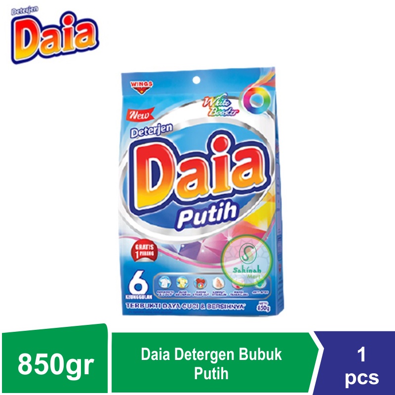 Daia Deterjen Bubuk Putih 850GR