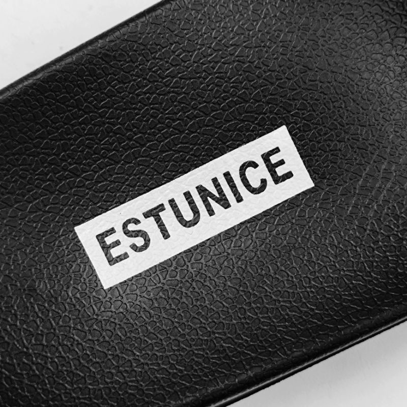 Estunice Sandal Slop Pria Slip On Slide - Original V1 Hitam-2