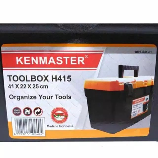 Tool Box Kenmaster / ToolBox Plastik Besar Multifungsi Serbaguna Kenmaster H415