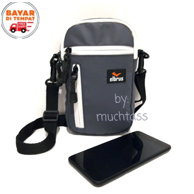 Tas HP Waterproof Tas Selempang Mini Sling Muat HP 7inchi