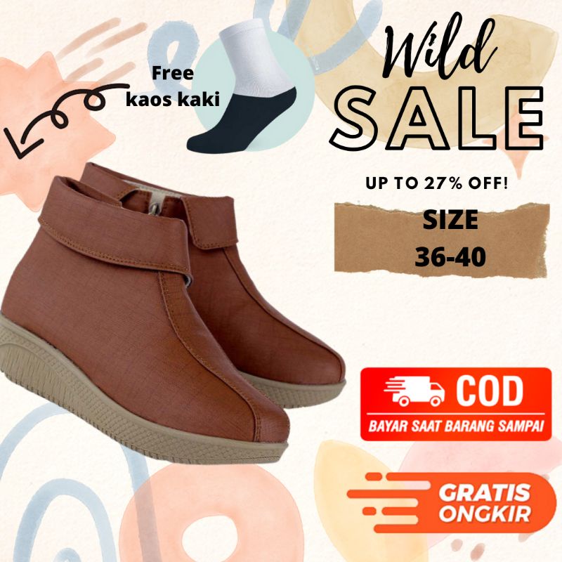 SEPATU BOOTS WANITA SEPATU BOOTS KOREA