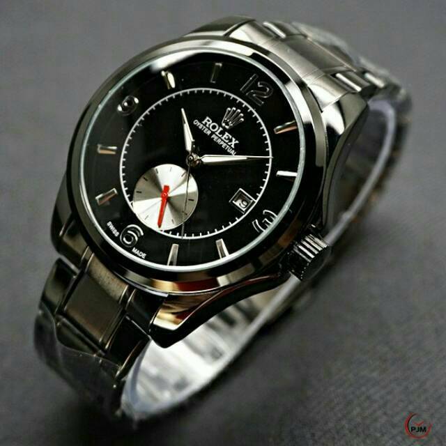 Jam Tangan Pria Rolex Automatic Mesin New Chrono Aktif