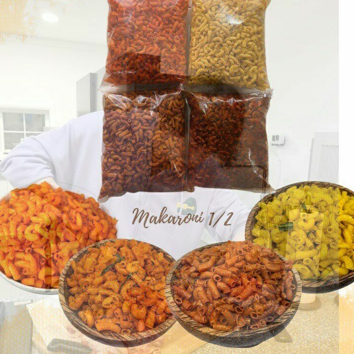 

MAKARONI 1/2 (Pedas Jeruk, Balado, Original, Pedas Minyak)