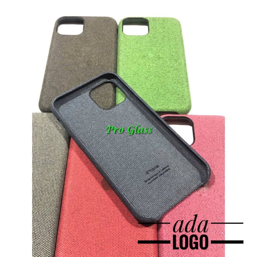 C203 for Iphone 12 Mini / 12 / 12 PRO / 12 PRO MAX Premium Canvas Case - Casing kain Kanvas