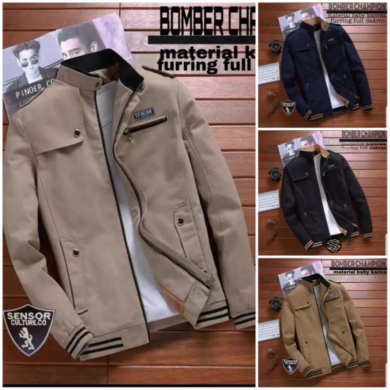  JAKET  BOMBER COWOK CASUAL PREMIUM KEREN  TERBARU 2022  MURAH 