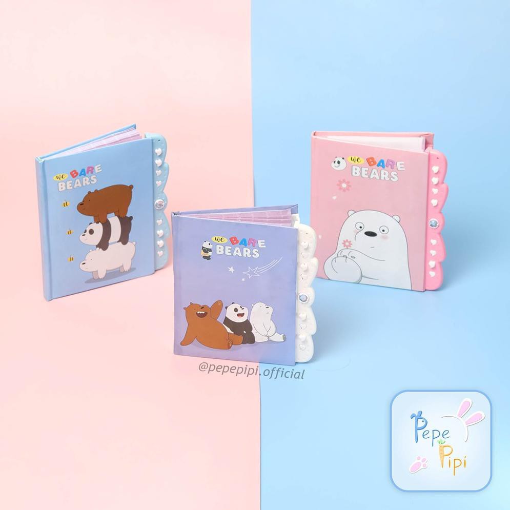 

Yc2Code Buku Diary WBB / We Bare Bear Kunci Kode Kecil Note Book Jurnal Lucu Unik(promo)K5V3