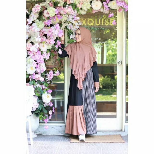 GAMIS SET ELVARETTE GAMIS SYAR'I ORI GLZ