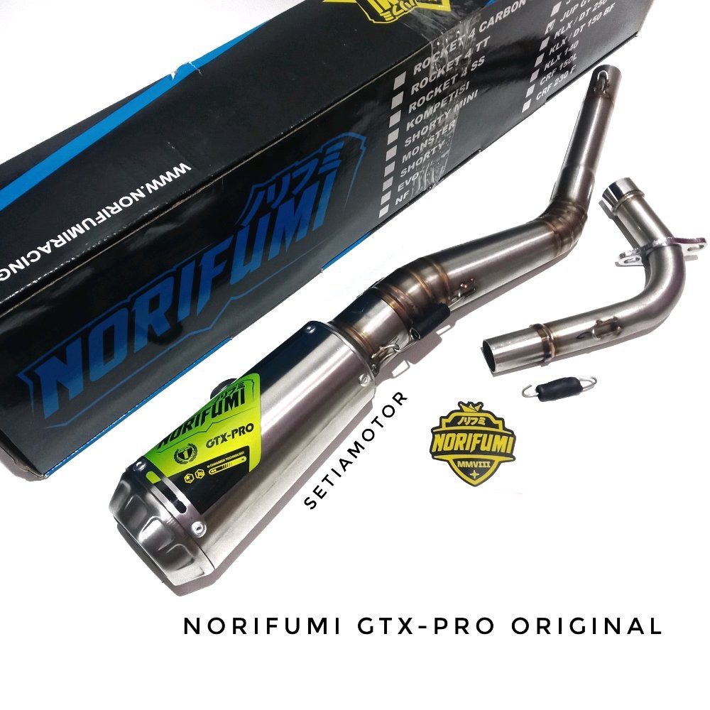 Knalpot Norifumi GTX PRO Original - Motor Yamaha Jupiter Z - Vega