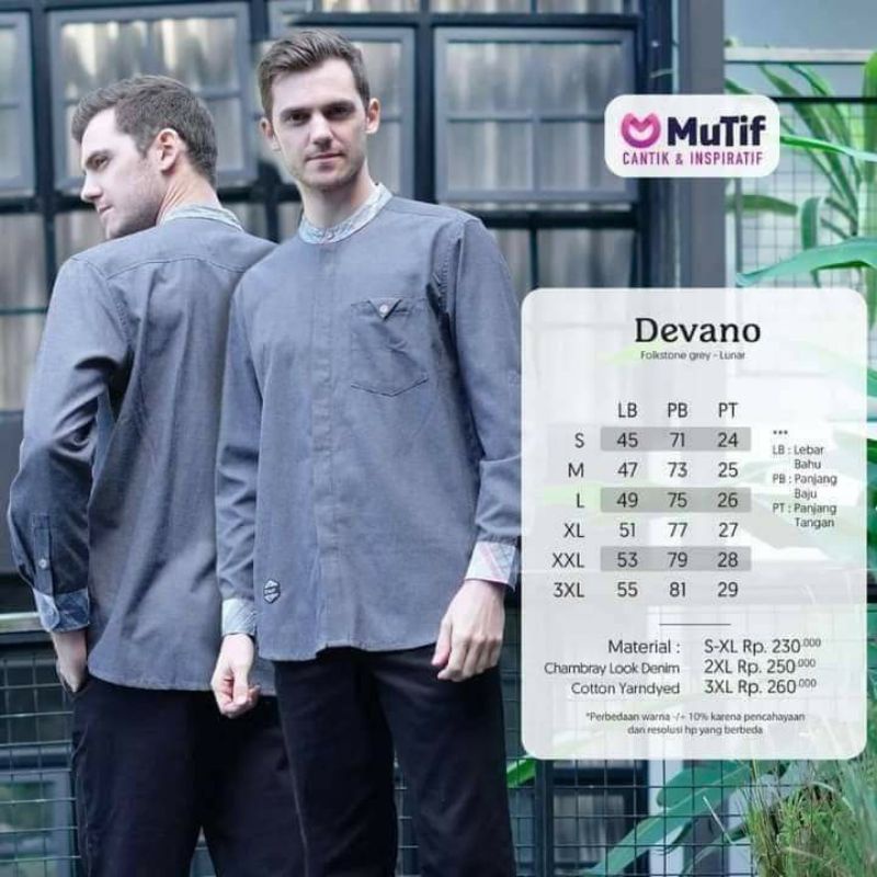 Koko Pria Dewasa Sarimbit Armella Mutif