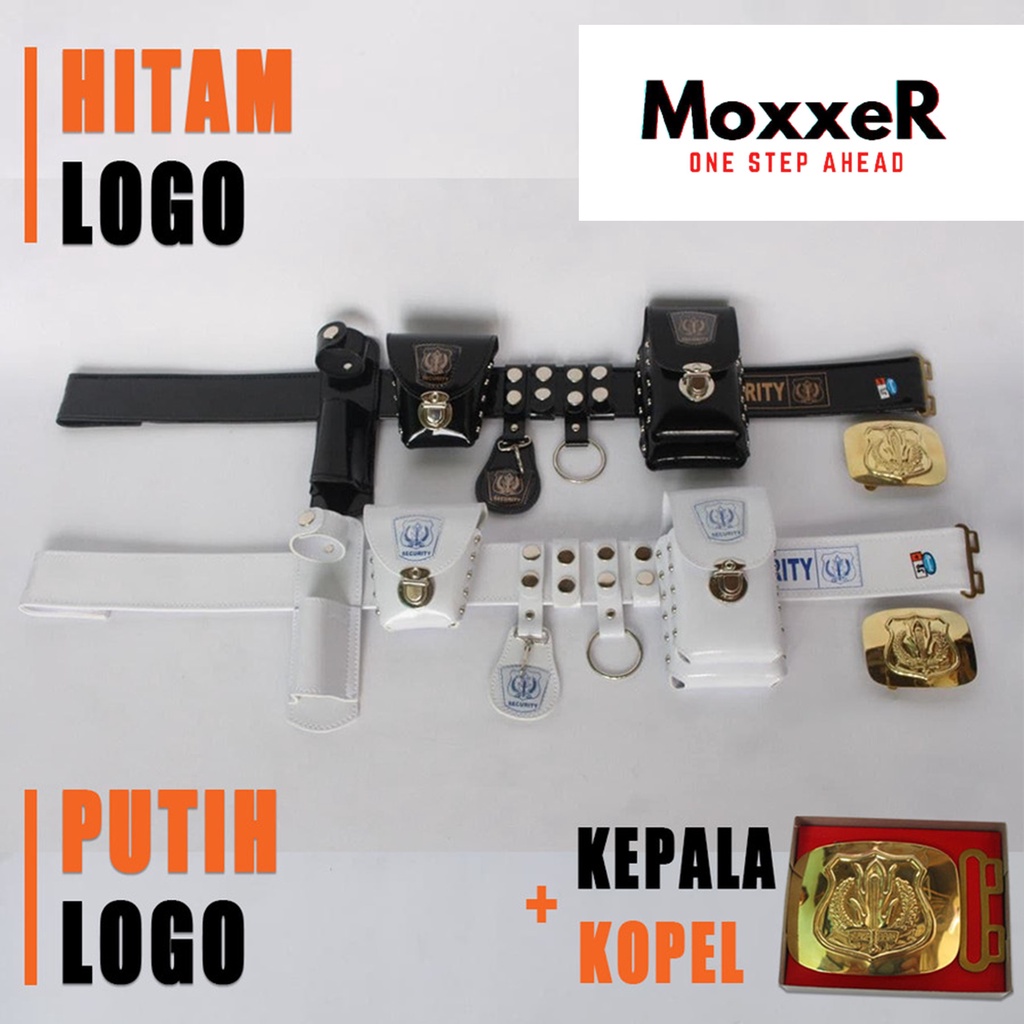 Sabuk Kopel Satpam Security Lengkap Fullset Bangkol Non Braso