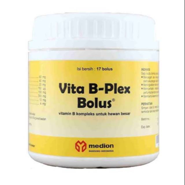 Vita B Plex Bolus Vitamin B Kompleks Untuk Sapi Kambing Domba Kuda Ayam Indonesia