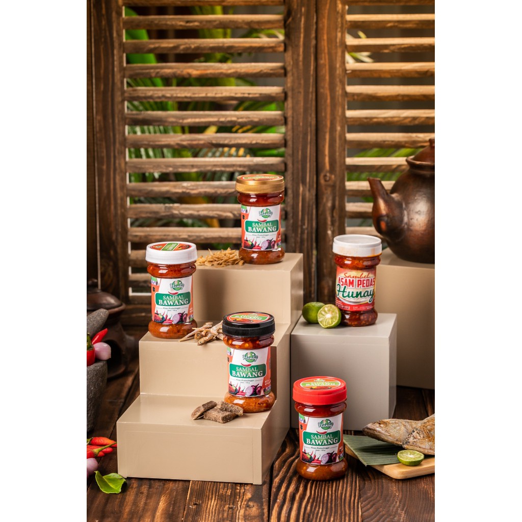 

HUNAY Sambal Bawang Botol 150g berkualitas halal 100% tanpa bahan pengawet