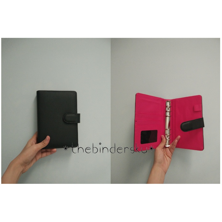 

BINDER 6 Ring POLOS KOMBINASI A6 (6 LOBANG RING) KULIT JERUK