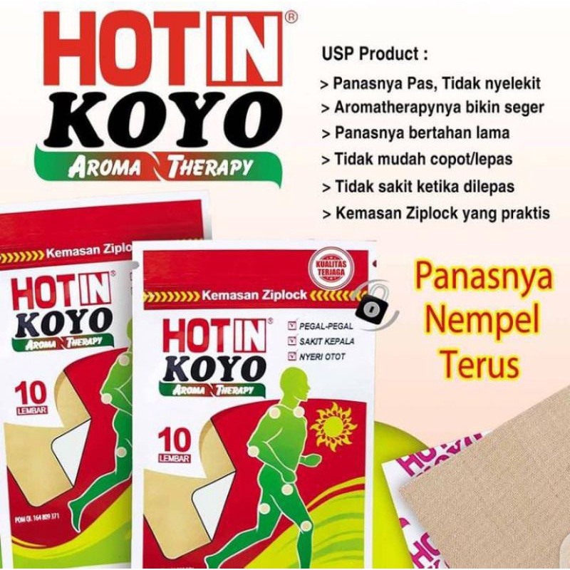 lov me❤ HOTIN KOYO 1 pack - Panas Aromatherapy