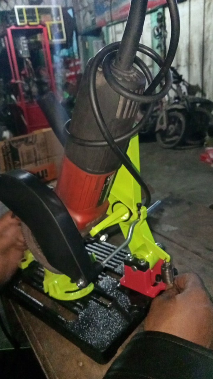 Stand Dudukan Mesin Gerinda Grenda Tangan Angle Grinder Stand Ridx