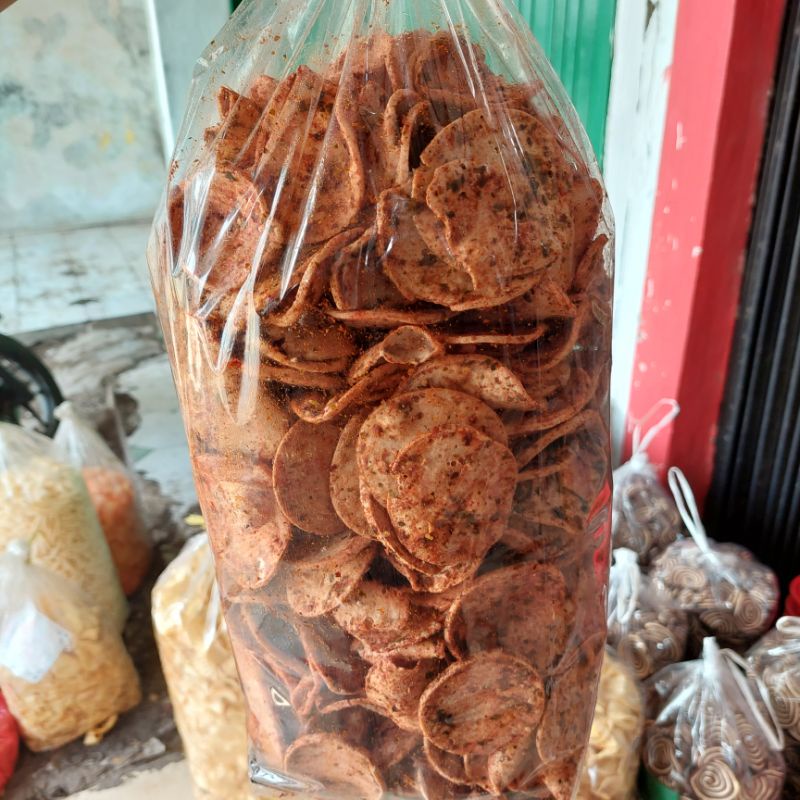 BASRENG BANDUNG DAUN JERUK 250g TIDAK KERAS BUMBU MEDOK CEMILAN SNACK KILOAN MURAH