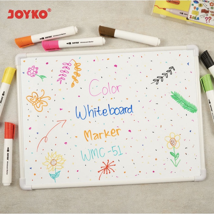 

Murah Color Whiteboard Marker Spidol Warna Papan Tulis Joyko Wmc-51 Murah