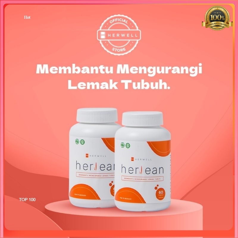 HERLEAN 2 BOX FREE SHAKER Tahan Lapar  Herwel BPOM HALAL ORIGINAL ORI OFFICIAL STORE Herwell ASLI