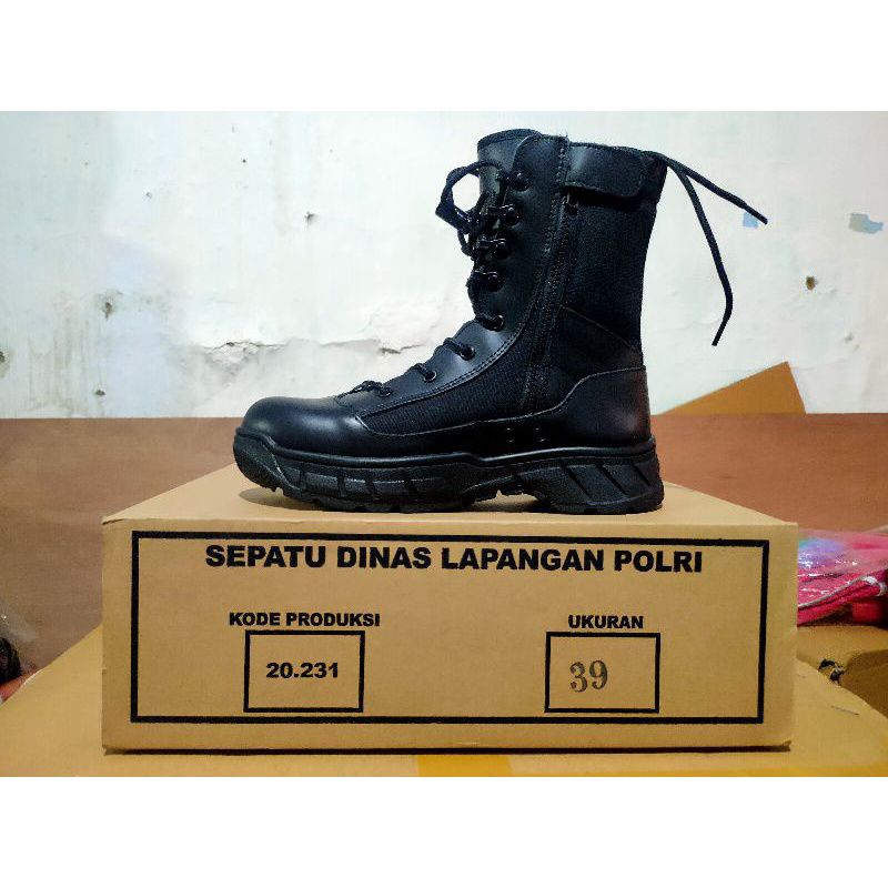 sepatu pdl TNI polri kulit