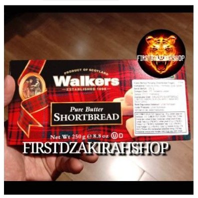 

walkers pure butter shortbread 250gr