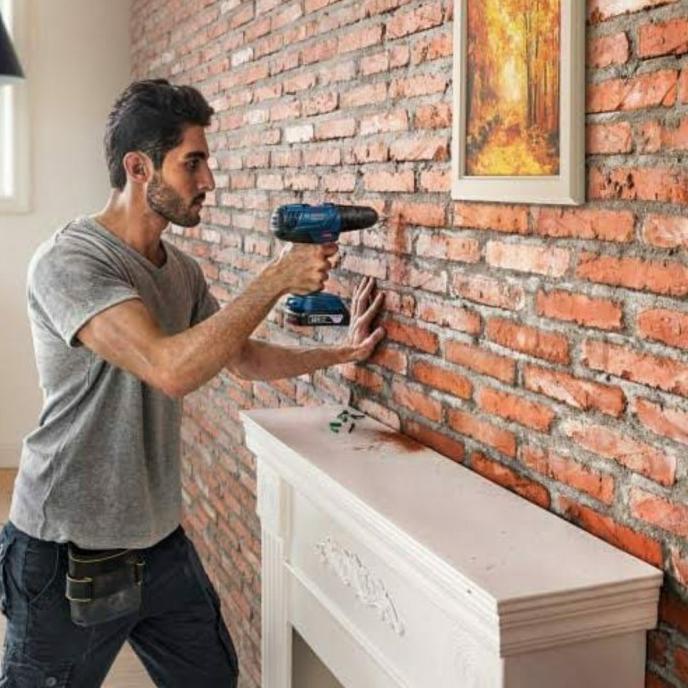 ONSALE Bosch Bor Tembok Baterai Cordless GSB 180 LI 18V FREE Mata Bor & Obeng