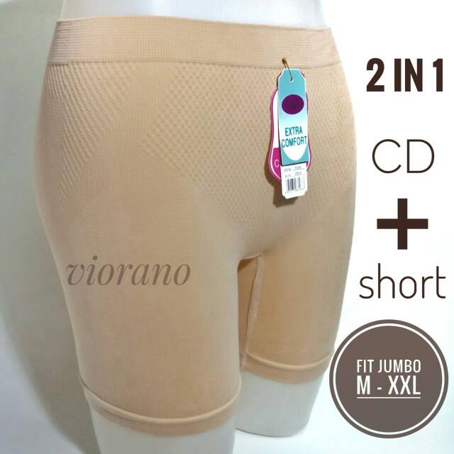 Cd Short Rajut Jumbo Wanita Celana Short Rajut Import Stretch 2 In 1 Fit XXL