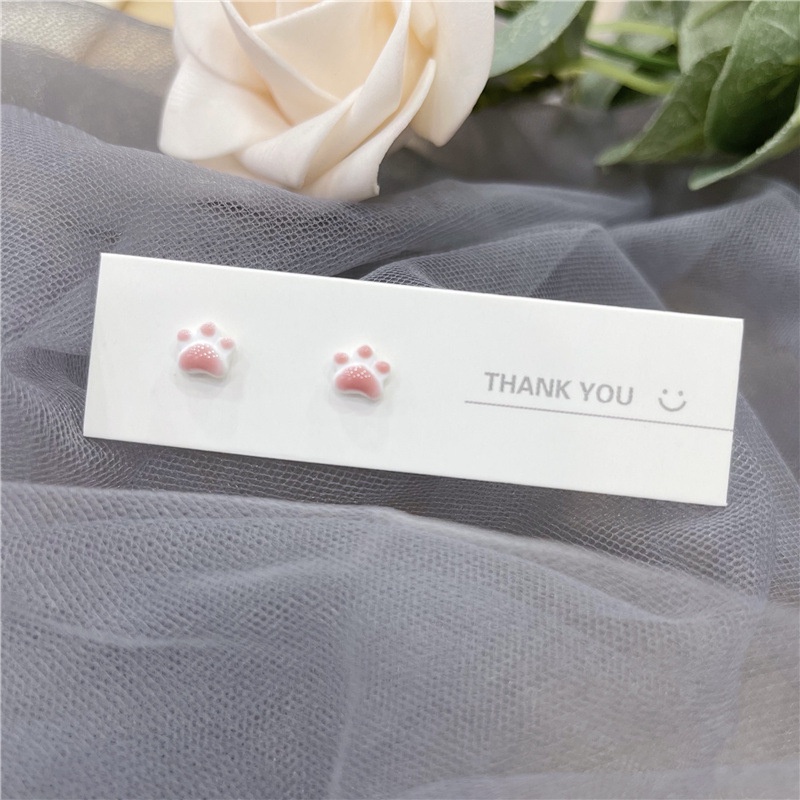 Cute Simple Ceramic Earrings Exquisite Accessories for Girl Student-6