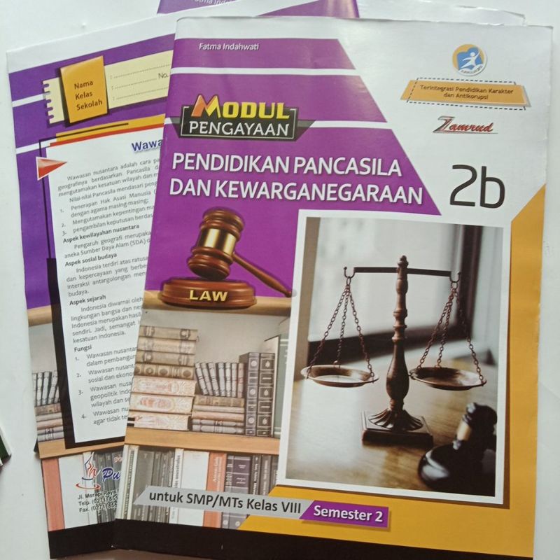 

LKS pendidikan pancasila dan kewarganegaraan kelas VIII 8 SMP/MTS semester 2