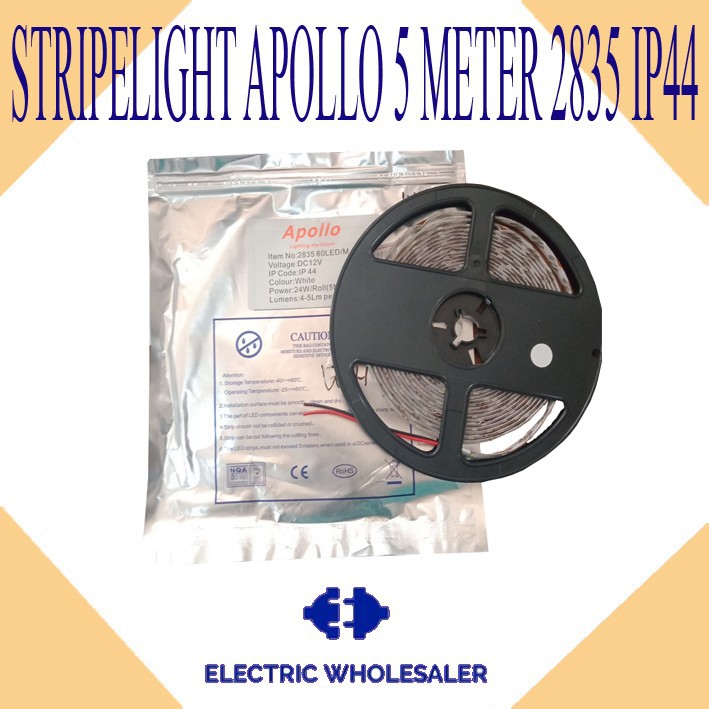 STRIP LED APOLLO 5 METER 2835 IP44