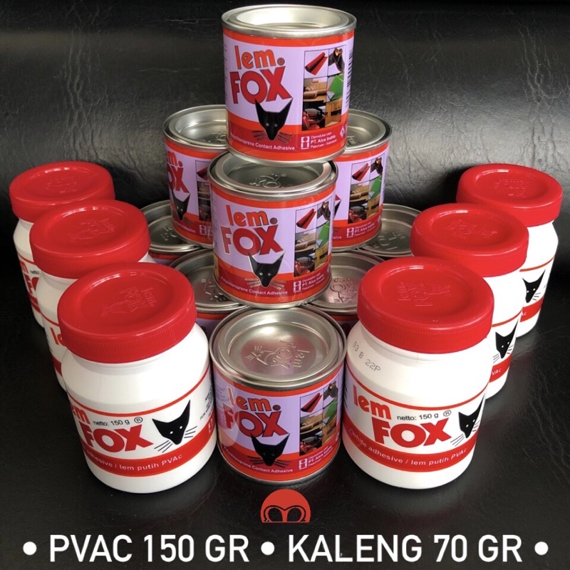 

Lem Fox PVAC 150 Gr - Lem Fox Kaleng 70 Gr