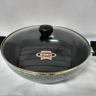 Wajan Maxim Neostone Wok 30cm Plus Tutup Kaca Merk Maxim Wajan Maxim Neostone Wok 30cm Plus Tutup Kaca Merk Maxim
