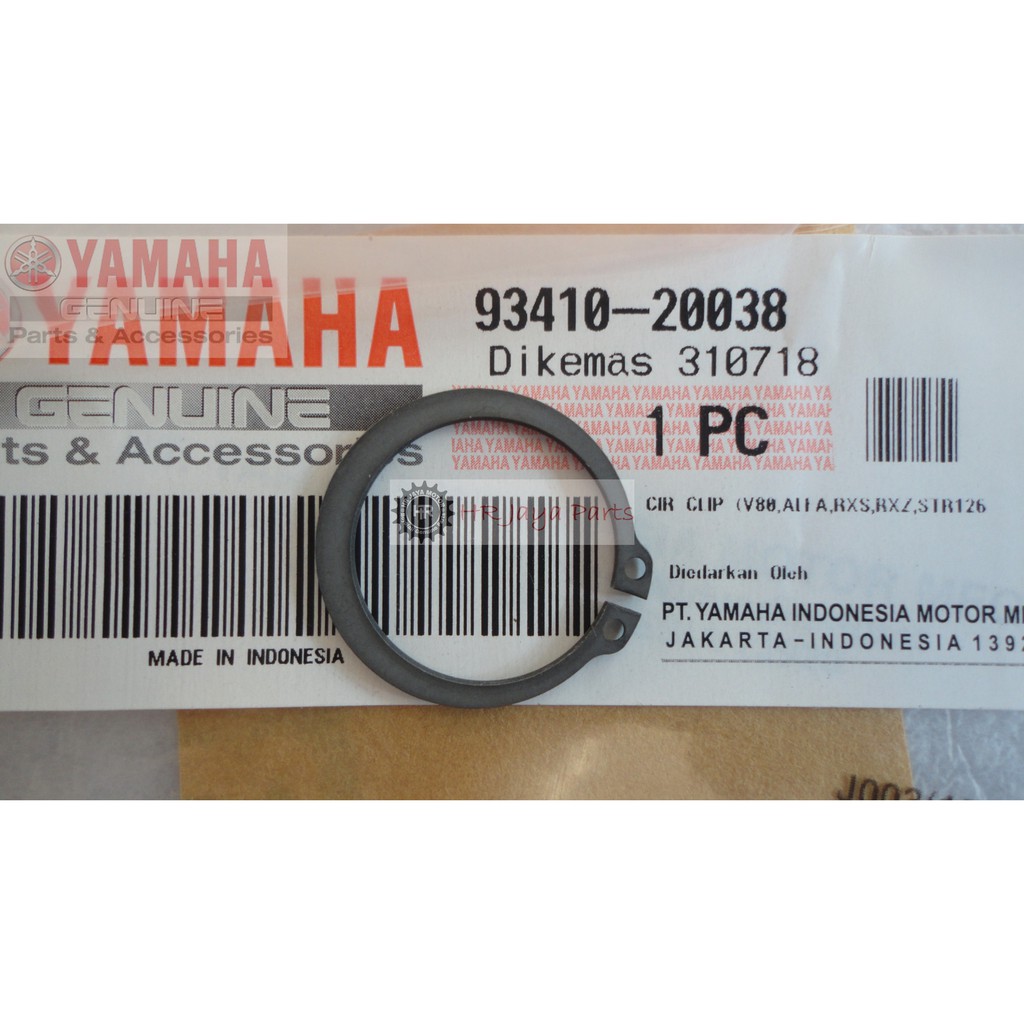 Circlip Kancing Rasio Yamaha RX King Circlip Kancing Gir Depan F1ZR 93410-20038