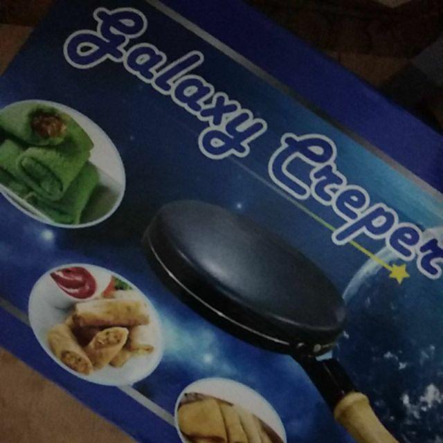 Galaxy Crepe Pan Maker Wajan Terbalik Teflon Anti Lengket Cetakan Kue Kulit Risole Lumpia Praktis