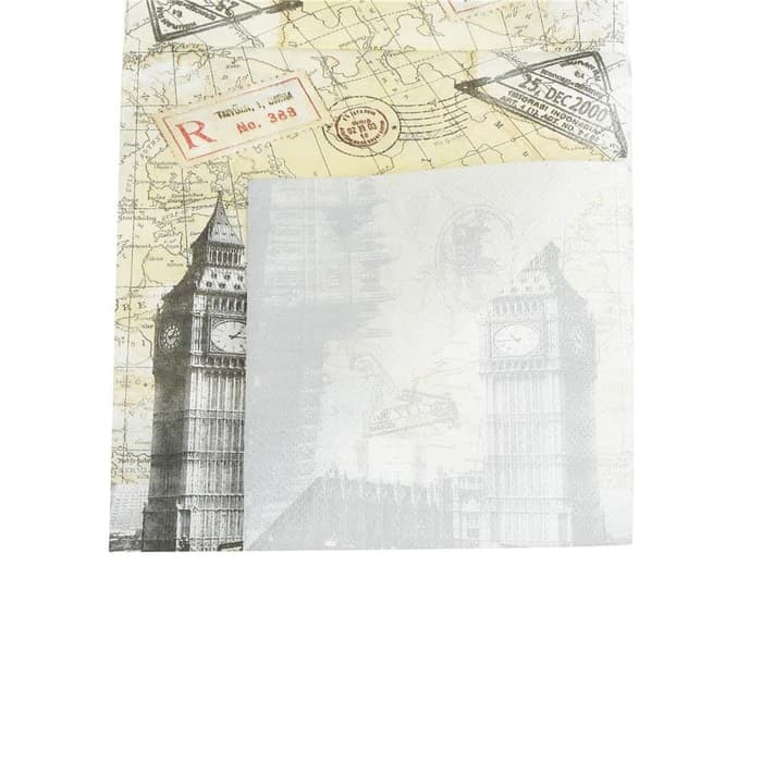 Decoupage Napkin - Tissue Decoupage 2Ply CT-Big Ben UK Parliament