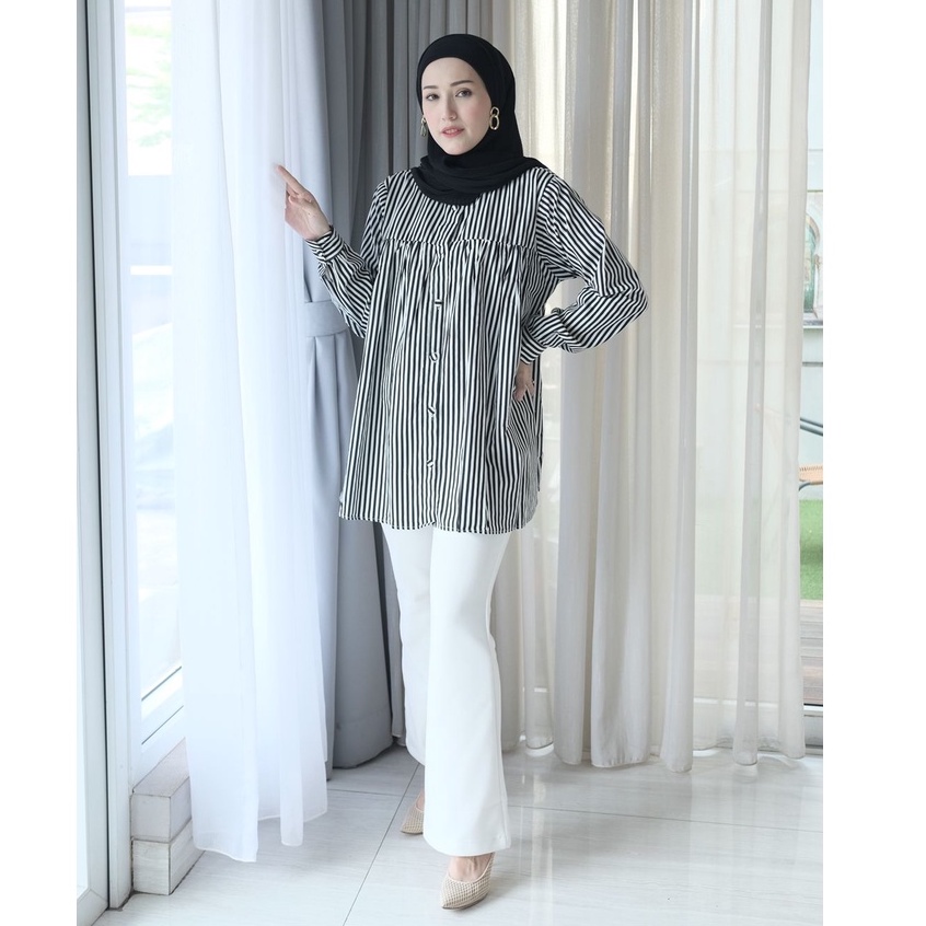 Radwah - Savina Top Stripe - Atasan Wanita