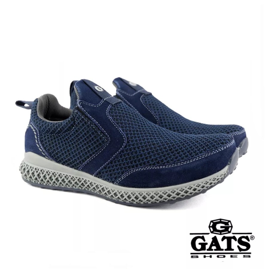 Sepatu Kasual Pria Sepatu Gats RN 1002 Original - Navy