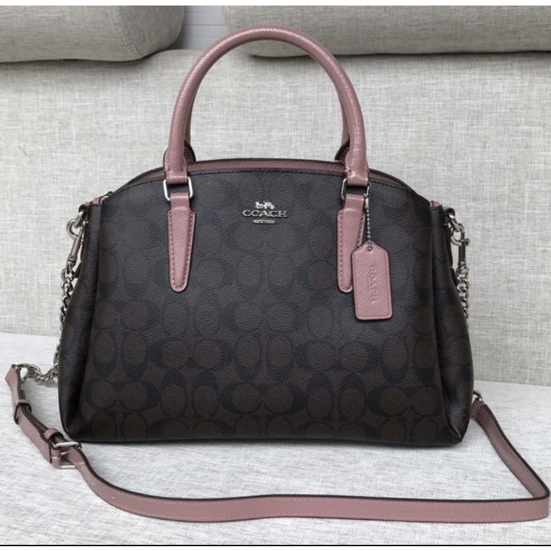 Coach Signature Sage Caryall Brown Rose( F31986)