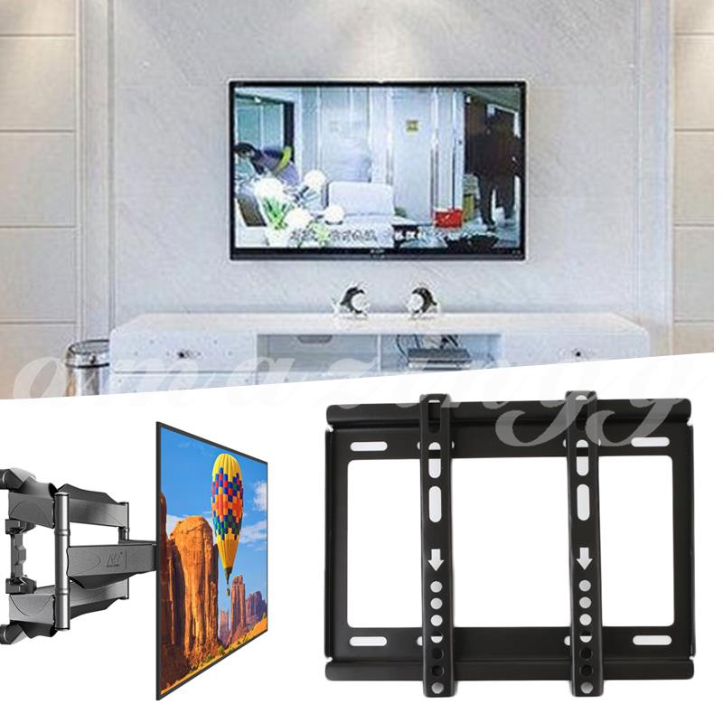  Rak  Holder Dinding  Untuk Tv  Lcd Led  Ukuran 14 32 Inch 