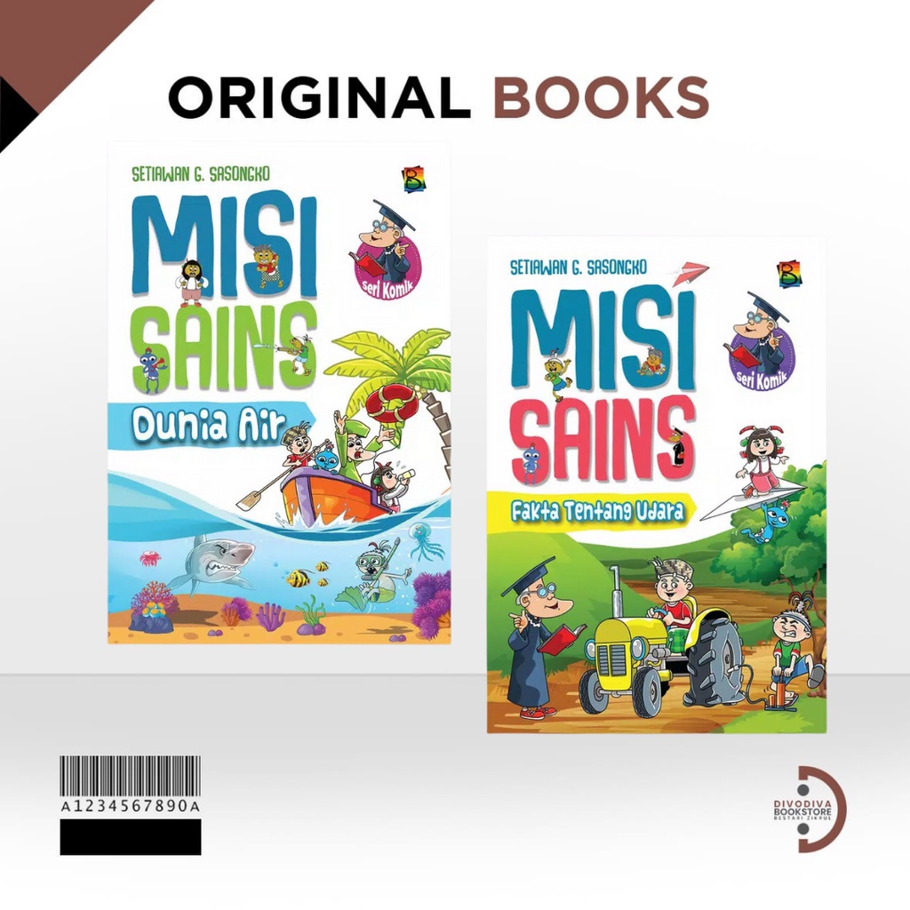 Buku Pengetahuan Anak - Misi Sains - Komik Anak