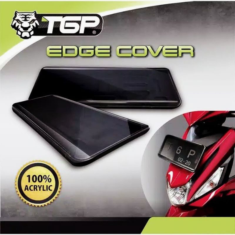 Cover plat nomor motor TGP Bingkai plat nomor motor TGP Original