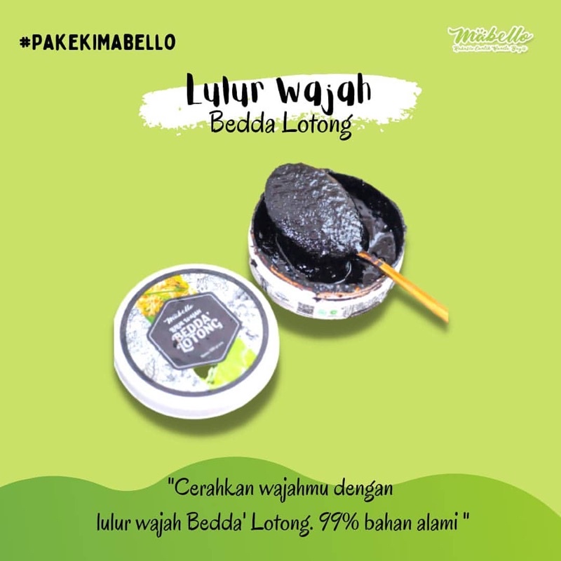 MABELLO BEDDA LOTONG LULUR BEDAK LOTONG BPOM HALAL MUI