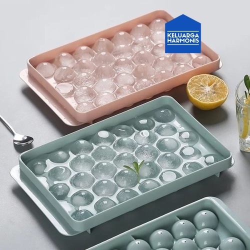 Cetakan Es Batu Bulat 33 Cetakan 33 Round Ice Cube Tray