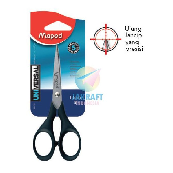 

Gunting Besi Runcing Lancip 13 Cm MAPED Pointed Scissors Karakter Premium