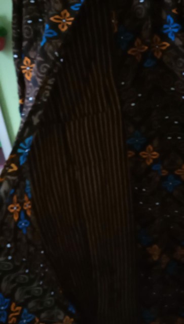 Gamis Batik Cardigan Panjang Remaja Terbaru / Gamis Kombinasi Batik / Gamis Busui