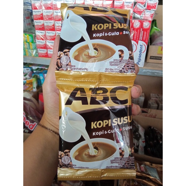 

Kopi ABC Susu 31gr (1 renceng isi 10 sachet)