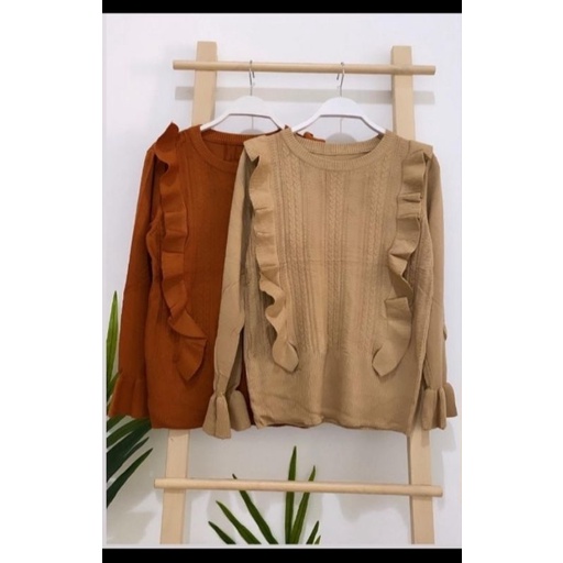 ATASAN LENGAN PANJANG IMPORT RAJUT/BLUS IMPORT RAJUT
