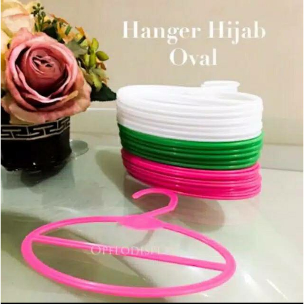 [COD] Hanger Jilbab/ Gantungan Kerudung Oval/ Gantungan Pasmina / Gantungan Jilbab