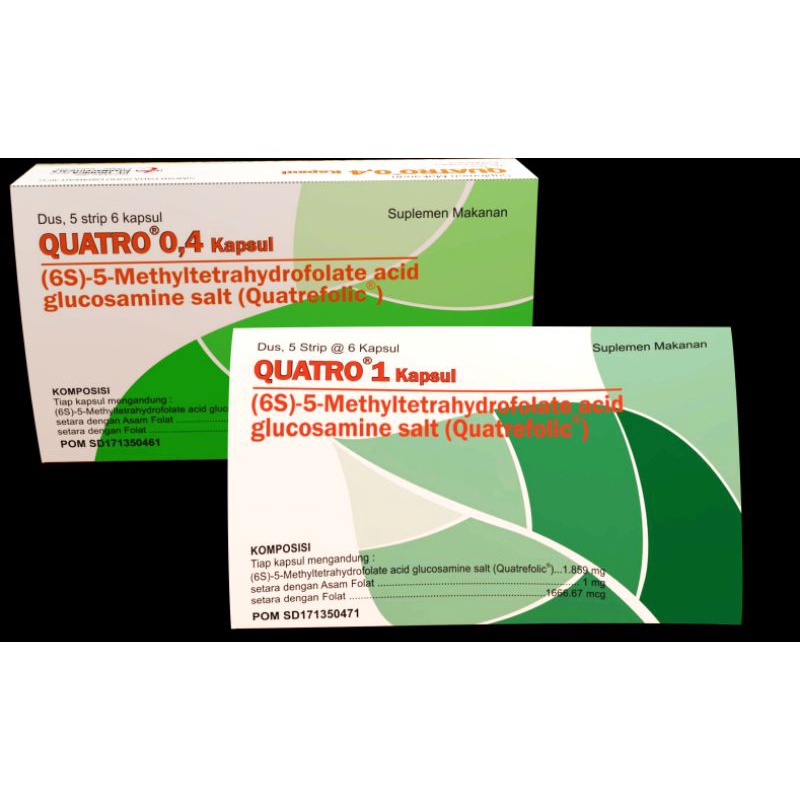 Quatro 0,4 (Suplementasi Folat Aktif)