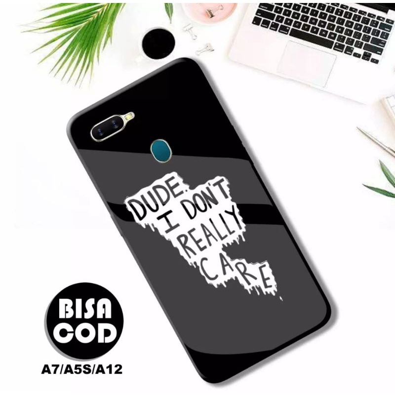 Athan Case Custom Oppo A3s A5s A7 A12 A11k A1k F9 Fashion Aesthetic Quotes In Black Theme series