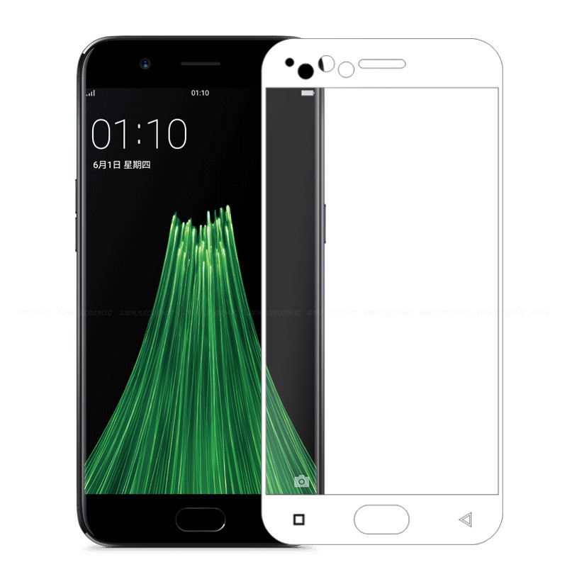 Film Pelindung Layar Tempered Glass Full Cover 2.5d 9H untuk oppo a83 a57 a57 A75 a71 F1s F5 F7 F9 F11